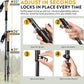100% Carbon Fiber Trekking Poles by USA Brand - Ultra Strong Lightweight Collapsible Hiking Poles with Cork and EVA Foam Grips & Quick Adjustable Flip Locks