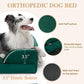 Comfort Expression Small Dog Beds Waterproof Cat Beds Orthopedic Foam Sofa Beds for Small Dogs Comfy Pet Bed with Washable Removable Cover & Non-Slip Bottom(XX-Small,Emerald)