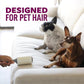 Scotch-Brite Pet Hair Pickup Extra Sticky Lint Roller, Designed for Removing Fur + Fluff on Couches, Clothes, Dog and Cat Beds, & More, 6 Pack, 420 Easy-Tear Adhesive Sheets Total