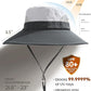 FURTALK Womens Sun Hat with Ponytail Hole Beach Hiking Summer Wide Brim UPF 80+ Outdoor Protection Foldable Bucket Hat