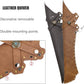 Arrow Quiver Hip Quiver for Arrows Waist Hanged Arrow Holder Adjustable PU Leather Hip Arrows Bag