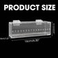 Fish Viewing Box Container with Lid and Scale, Acrylic Portable Fishing Mini Aquarium, Small Fish Breeder Hatching Boxes, Safe Tank Case for Breeding Egg Photo Isolation Outdoor Indoor