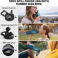 Insulated Water Bottle 24oz, Triple Wall Vacuum Stainless Steel (Cold for 48 Hrs, Hot for 24Hrs), Leak Proof & Non-BPA, 24oz Hydro Water Flask with Paracord Handle & Straw Spout Lids