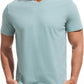 VEIISAR Premium V Neck T Shirts for Men - Modern Fitted Tees Vneck Undershirts