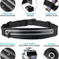 Running Belt Fanny Pack, Running Waist Pack for Women & Men USA Patented Hands-Free Reflective Runner Pouch Belt Fitness Workout Bag No-Bounce Adjustable Sport Travel Fanny Pack Cell