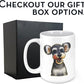 Personalized Coffee Mug, Custom Photo Caricature Gift, Funny Customized Coffee Gift for Men & Women, Custom Mugs with Pictures, White 15oz Customized Fathers Day Mug