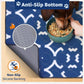 LOOBANI Washable Pee Pads for Dogs: 72"x 72" Extra Large Reusable Puppy Pads,1 Pack Absorbent Whelping Pad Leakproof Dog Playpen Mat, Waterproof Non-Slip Dog Training Pads for Floor, Crate, Potty