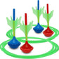 JOYIN Lawn Darts Game Set for Kids and Adults - Glow in The Dark Outdoor Lawn Games for Adults and Family, Soft Tip Darts Set for Kids Camping, Outside Yard