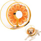 Inflatable Dog Cone Collar with Enhanced Anti-Licking, Soft Neck Donut for Dogs Cats, Recovery Pet Cone Collar After Surgery for Large Medium Small Dogs (Yellow Flower, Large)
