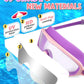 Rantizon Swim Goggles 2 Pack, Wide View Anti Fog&UV Swimming Goggles for Audlt, No Leaking Swim Glasses for Men Women Kids
