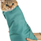 Paw Legend 27.6" Cat Wrap for Grooming Cat Wrap for Cutting Nails Cat Restraint for Nail Clipping Self Adhesive Blanket Restraint Cloth for Cats Within 15lbs