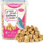 Freeze Dried Cats & Dogs Raw Treats, All Natural Single Ingredient Salmon, High Protein Healthy Pet Training Treats or Food Topper, 10.6 oz