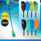 OCEANBROAD Kayak Paddle 86in/218cm, 90.5in/230cm Alloy Shaft 2-Piece Floatable Kayak Oar for Kayaking Canoeing Boating