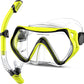 Snorkeling Gear, Dry Snorkel Set180° Panoramic Wide View,Anti-Fog Scuba Diving Mask, Professional Snorkeling Gear for Free Breathing, Swimming, Diving