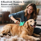 2PCS Slicker Brush for Dogs & Pet Comb,Professional Dog Grooming Brush (Goldendoodles,Poodles,Labradoodles) with Extra Long Pins to Effectively Remove Tangles, Knots and Mats (Cyan)