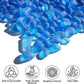Sea Glass Stones - 0.9LB Aquamarine Blue Frosted Glass Pebbles Gemstones - Perfect for Aquarium Rocks, Fish Tank Gravel, Vase Fillers, DIY Crafts, and Home Decor