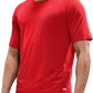 MIER Men's Dry Fit Workout T-Shirts Athletic Running Tee Short Sleeve Crew Neck Gym Tops, Polyester, Moisture Wicking