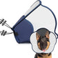 Hard & Heavy Plastic Dog Cone Collar Alternative for Extra Large Dogs (Adult Lab Golden GSD) After Surgery, Adjustable Pet Recovery Cone Anti-Lick, Elizabethan Protective Cone of Shame for Healing