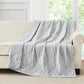 Cozy Bliss Cooling Blanket for Hot Sleepers, Q-Max 0.4 Cooling Comfort Throw Twin Size, Cold Blankets for Night Sweats Sleeping, Ultra-Cool Lightweight Breathable Summer Blanket for Bed Travel