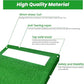 4" Pitching Mound, Baseball Pitcher's Mound with Carry Handle and Regulation Pitching Rubber, Baseball Pitching Training Equipment 30x30x4 Inch for Indoor and Outdoor