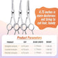 Dog Grooming Scissors: 3 in 1 Pet Shears Set Made Of Advanced Stainless Steel Alloy for Trimming Dogs Cats and Other Pets Face and Paws