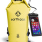 Earth Pak Waterproof Dry Bag - Roll Top Waterproof Backpack Sack Keeps Gear Dry for Kayak with Waterproof Phone Case
