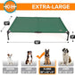 K&H Pet Products Outdoor Elevated Dog Cot, Cooling Raised Bed with Waterproof Breathable Mesh for Large Dogs, Portable Pet Bed with Heavy-Duty Metal Frame, Oversized Hammock Style - Extra-Large Green