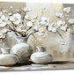 Large Farmhouse Wall Art Country Flower Canvas Living Room Floral Abstract Pictures Framed Prints Oversize Wall Decor Painting Artwork for Bedroom Dining Home 60"x30"