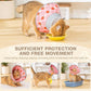 Avont Cat Cone Collar Soft to Stop Licking, Adjustable Foldable Lightweight Kitten Recovery Collar After Surgery for Small Dogs, Elizabeth Cone of Shame Alternative -Strawberry(M)