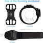 Cikyner Running Armband Phone Holder - 360 Rotatable & Detachable Sports Armband With Earphone/Cash Pocket for 4.5-7'' iPhone - for Gym, Hiking