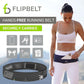 FlipBelt Zipper Running Belt, Waist Pack for Fitness and Running, US Company