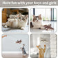 2 PCS Cat Toys, Flapping Bird Cat Toy(No Flying), Interactive Catnip Toy with Catnip Bags, Chirping Noise Moving Wings Dog Cat Kitten Toys, Flappy Flying Pets Toy for Indoor(Brown&Gray Sparrow)
