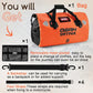 Waterproof Duffel Bag - Motorcycle Dry Bag Tail Bag with Large Storage Space, Waterproof Luggage Duffle Bags with Outer Mesh Zipper Pocket for Camping, Kayaking, Fishing & Traveling