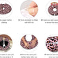 CuteBone Inflatable Dog Donut Collar with Removable Soft Fleece Covers for Small/Medium/Large Dogs and Cats After Surgery GWB10M