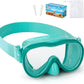 Kids Swim Goggles with Nose Cover, Anti-Leak Swim Mask with Elastic Fabric Strap, UV Protection Swimming Goggles for Kids