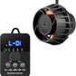 2100GPH Aquarium Wave Maker with Controller Mini DC 24V 12W Powerhead with Magnetic Mounting, Wavemaker with LED Display for 50 to 100 Gallon Tank