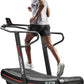 Sunny Health & Fitness Premium Manual Treadmill – Non-Motorized, Heavy-Duty, Commercial-Grade, Adjustable Handlebar, for Endurance Training, Optional 8-Level Magnetic Assistance & Free SunnyFit App