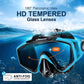 Odoland Kids Snorkeling Packages Snorkel Set, Dry Top Snorkel Mask with Adjustable Swim Fins for Boys and Girls Age 7-14
