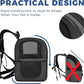 Apollo Walker Dog & Cat Carrier Backpack for 4-15lb Pets - Ventilated Safe Design with Padded Back Support, Breathable Mesh Pet Backpack for Hiking, Travel, Outdoor (Black)
