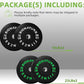 Olympic Bumper Plates Set, 2" Weight Plates for Strength Training & Weightlifting, Paris or Set or Set with Barbell, Multiple Options