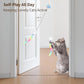 5 Pack Cat Toy Replaceable Feathers for Interactive Cat Toys with Remote Control, Cat Feather Toys Attachments for Indoor Cats Exercise and Play (Not Include Cat Toy, Only Accessories)