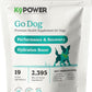 K9 Power Go Dog Hydration & Performance Drink Mix 1 lb - Active Dog Supplement for Muscle Function, Endurance, Recovery, with Electrolytes Support
