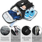 Kalesi Gym Duffle Tennis Bag Backpack 4-Way Waterproof with Shoes Compartment for travel Sport Hiking laptop (Black 02)