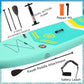 10.6”32“6 Premium Inflatable Stand Up Paddle Boards with Durable SUP Paddle Board Accessories Wide Stable Design Includes Backpack Required Parts Non-Slip Comfort Deck for Youth & Adults