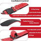 Reflective Dog Collar Padded with Soft Neoprene Breathable Quick Release Basic Dog Collars for Medium Large Dogs Red Boy Girl