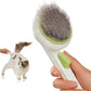Cat Brush Dog Brush with Release Button for Shedding, Self Cleaning Cat Comb Hair Brush for Indoor Cats, Dog Deshedding Brush Grooming Kit, Pet Supplies Hair Remover Tool