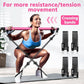 Pilates Bar Kit with Resistance Bands,Pilates Bar with Stackable Bands Workout Equipment for Legs,Hip,Waist and Arm,Exercise Fitness Equipment for Women & Men Home Gym Yoga Pilates