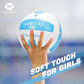 Beach/Water/Sand Volleyballs, Outdoor/Indoor Official Size, Soft Touch Volleyball for Beginners, Cute Volley Ball for Girls/Kids/Youth, Ideal Gifts with Pump for Backyard, Pool, Middle School