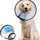 Supet Dog Cone Collar Adjustable After Surgery, Comfortable Pet Recovery Collar & Cone for Large Medium Small Dogs, Elizabethan Dog Neck Collar Plastic Practical