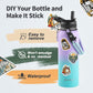40 oz Insulated Water Bottle with Straw (Cold for 48 Hrs), Stainless Steel Triple Wall Vacuum Sports Water Jug, Leakproof Hydro Cup Flask with Paracord Handle & Straw Spout Lids & DIY Stickers